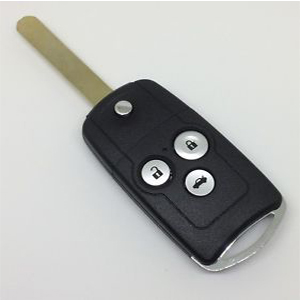 3 Button Flip Remote Key for Honda Accord (2009 - 2012) - Aftermarket