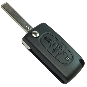 Peugeot 207 / 308 SW 3 Button Remote Key ( - 2009) (6490CS)
