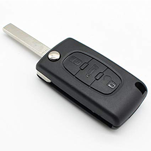 Peugeot Expert 3 Button Remote Key (2007 - 2009) (649094)