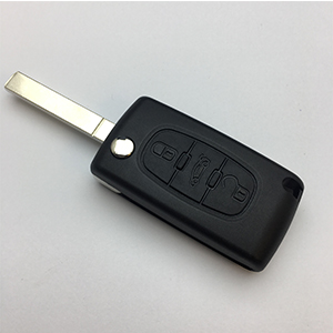 Peugeot Expert 3 Button Remote Key (2009 + ) (6490AF)