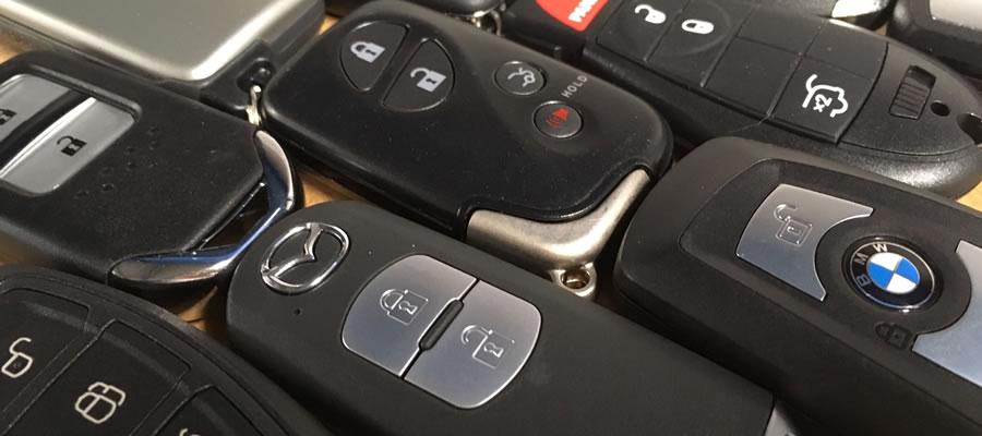 various car keys