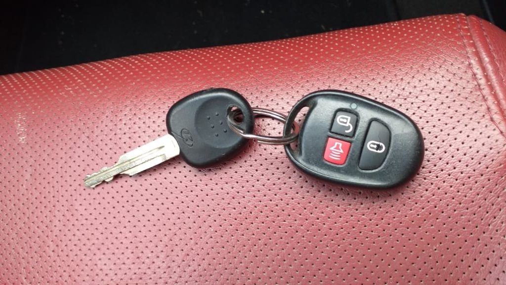 spare car keys for a Toyota in Ballylesson