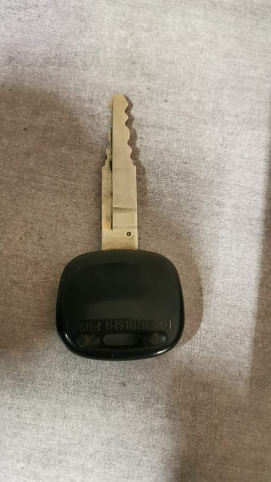 Damaged Mitsubishi Canter Fuso car keys Ardoyne